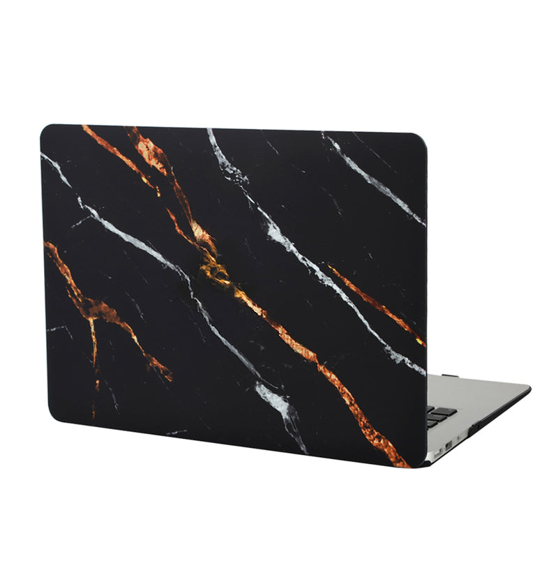 Marble Print New Look Marble Laptop Case Tiger Black Marble