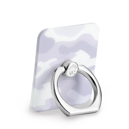White Clouds Camo Phone Ring
