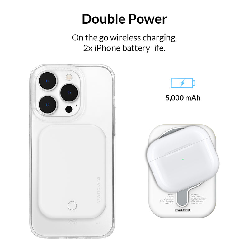 White MagSafe Battery Power Pack