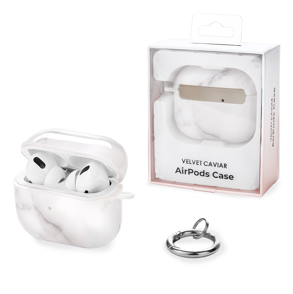 Carrara Marble AirPod Case – VelvetCaviar.com