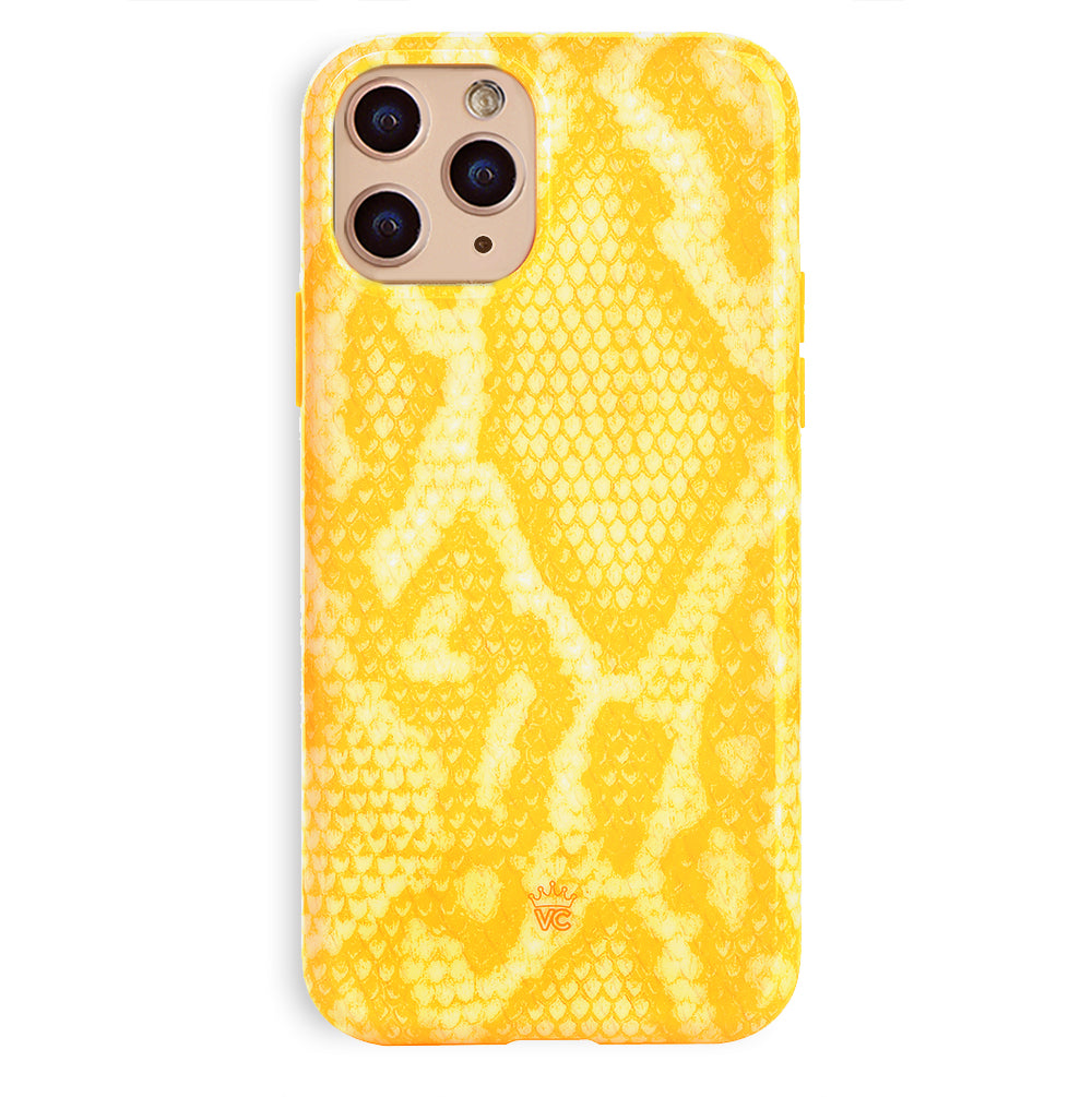 iPhone 11 Pro Yellow Snakeskin-Cases Cute Phone Case iPhone 11 Pro Yellow Snakeskin-Cases Cute Phone Case