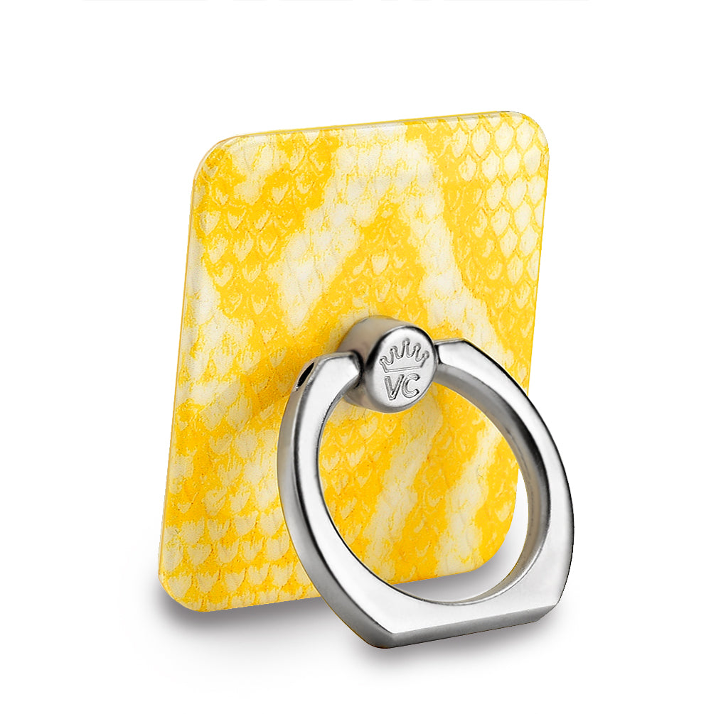 Yellow Snakeskin Phone Ring –