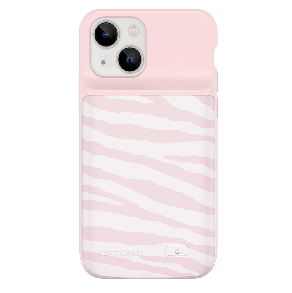 Pink Zebra iPhone Charging Case iPhone 13 Pink Zebra iPhone Charging Case iPhone 13